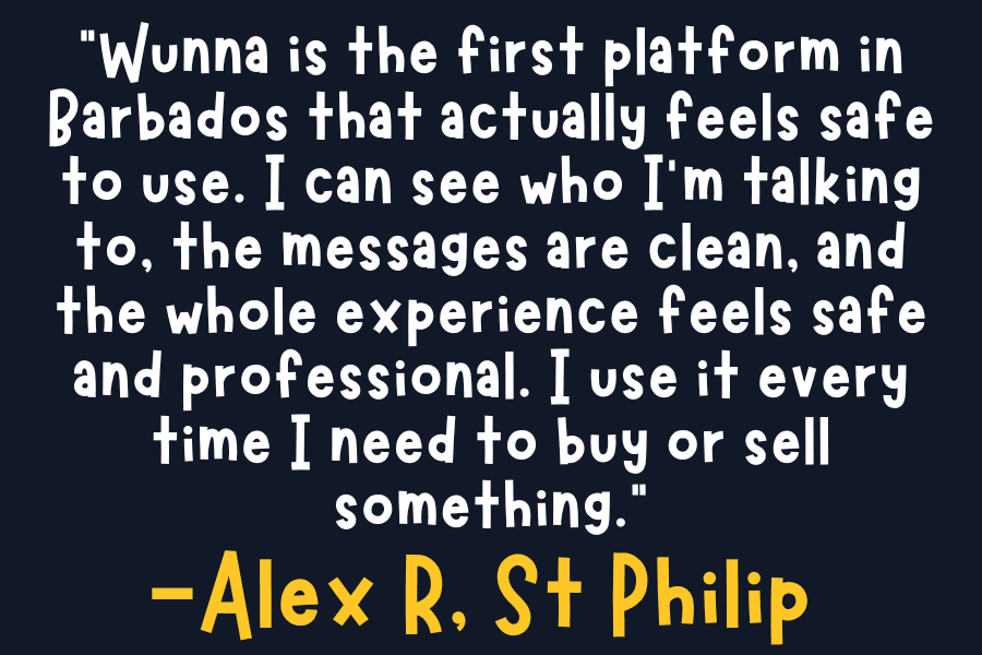 Wunna Marketplace Testimonial
